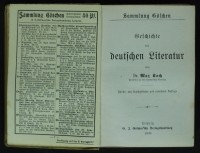 Koch, Geschichte der deutschen Literatur
