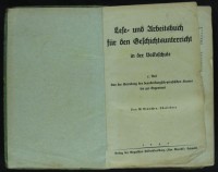 Blümchen, Arbeitsbuch für den Geschichtsunterricht